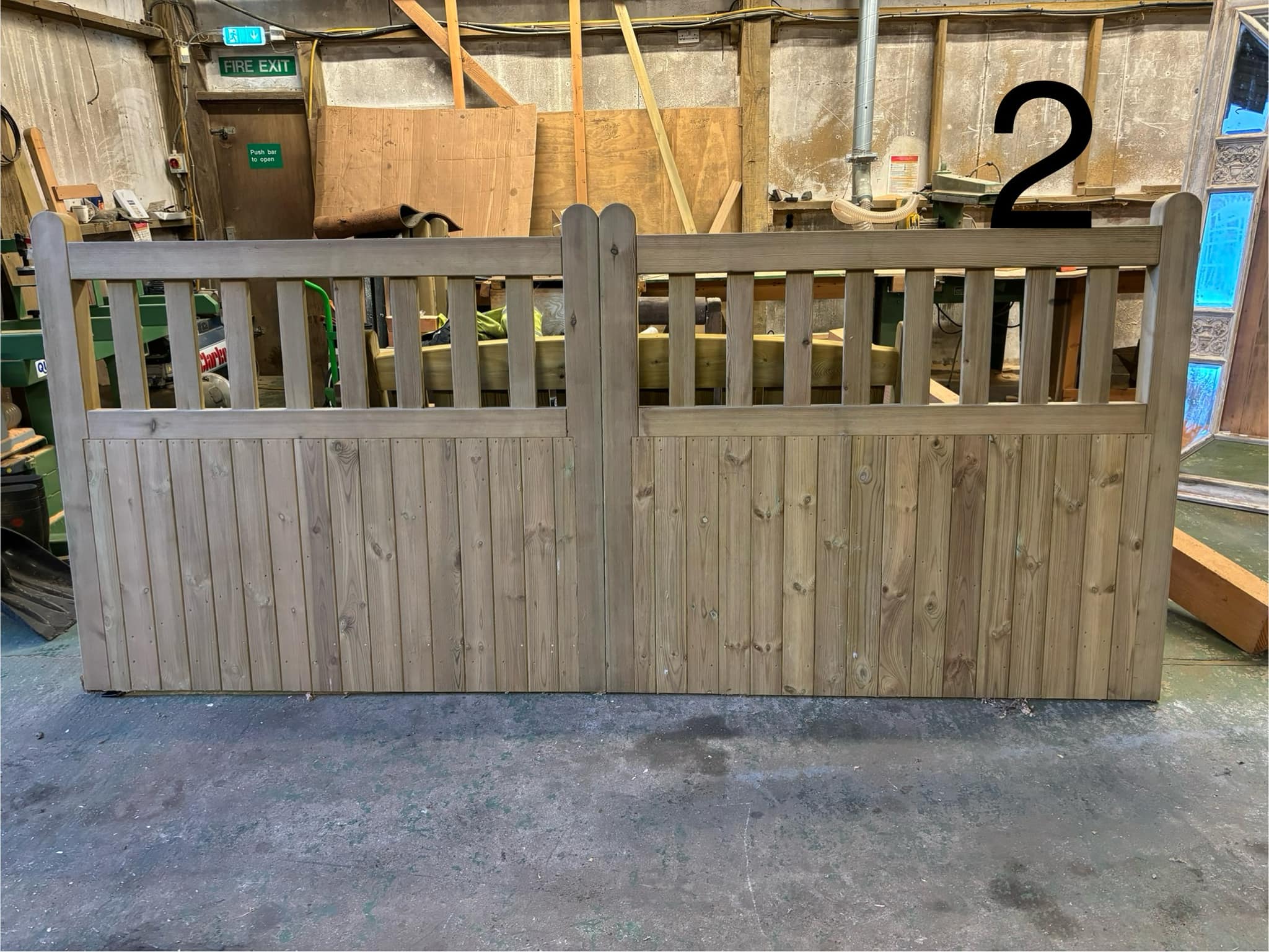 Pair of Flat Top Cottage gates