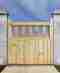Flat Top Cottage pedestrian gate